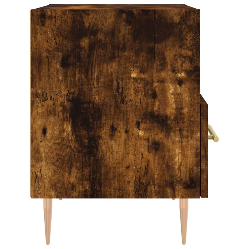 Nattbord røkt eik 40x35x47,5 cm konstruert tre