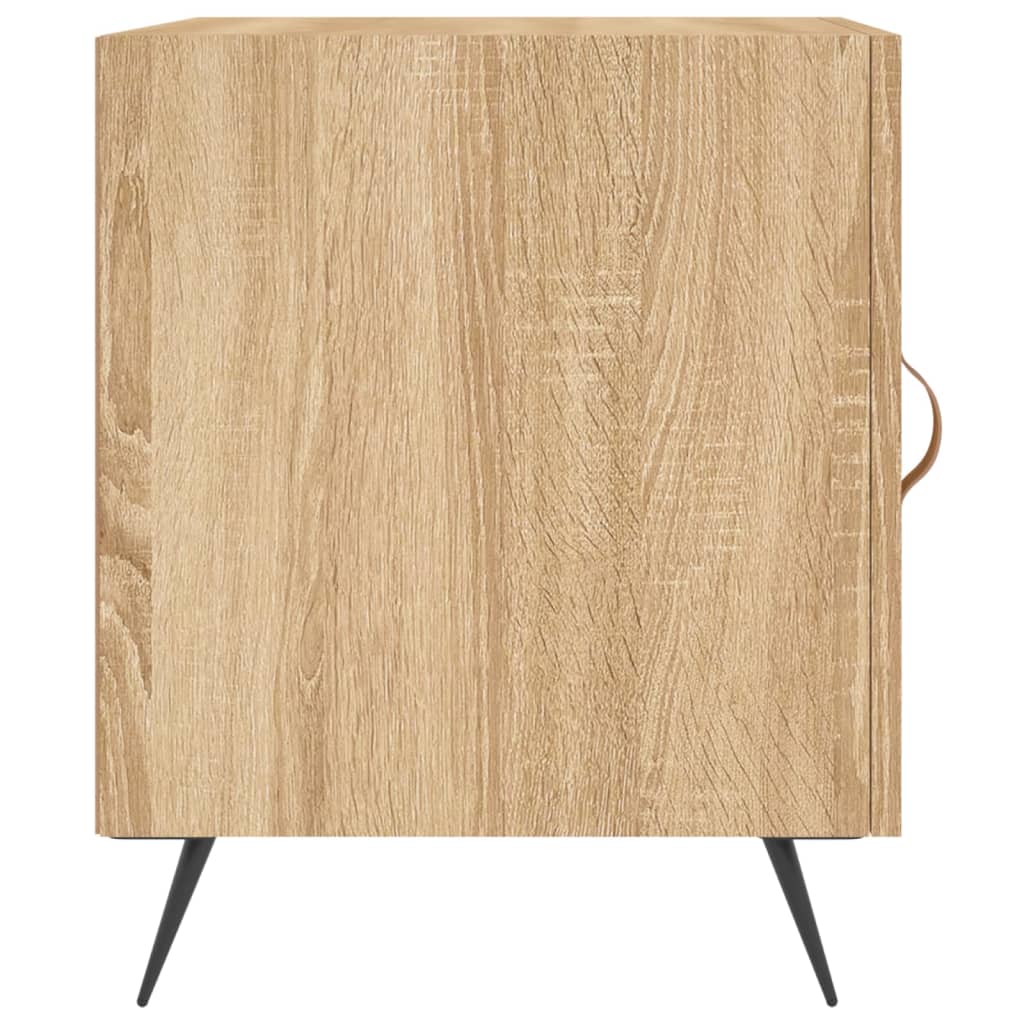 Nattbord sonoma eik 40x40x50 cm konstruert tre vidaXL