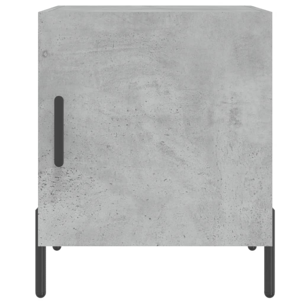 Nattbord betonggrå 40x40x50 cm konstruert tre