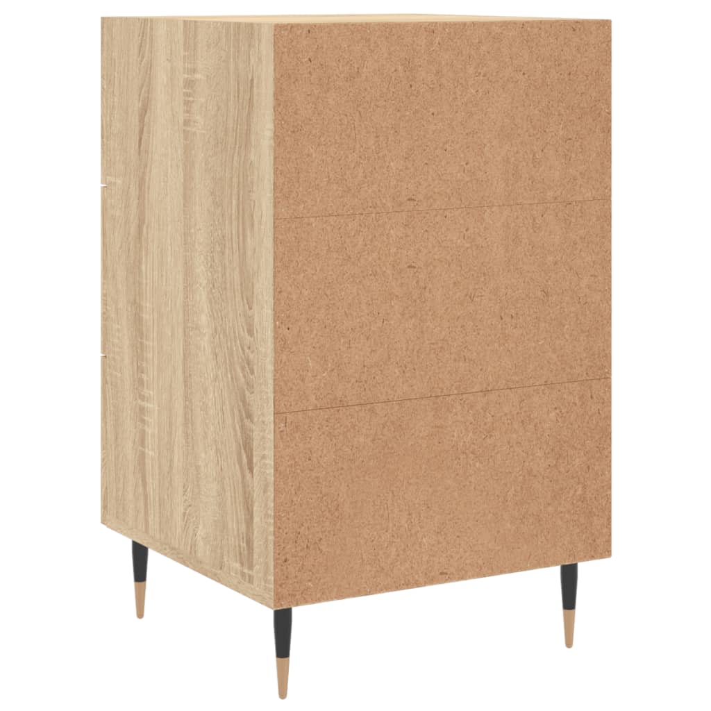 Nattbord sonoma eik 40x40x66 cm konstruert tre
