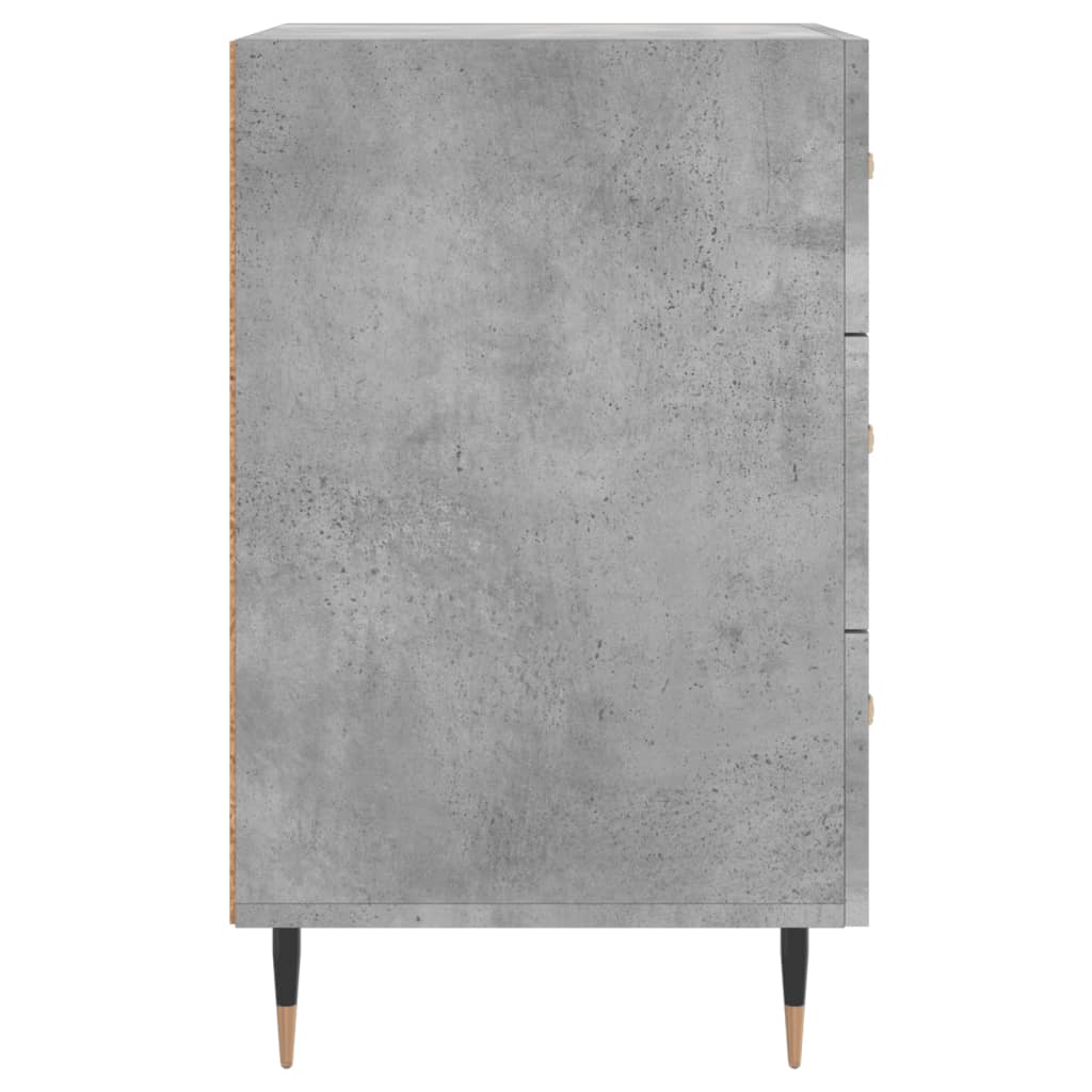 Nattbord betonggrå 40x40x66 cm konstruert tre
