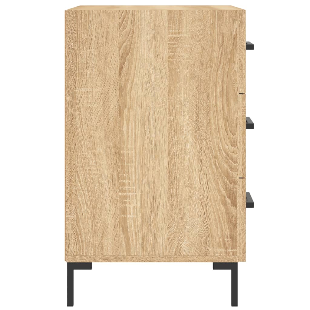 Nattbord sonoma eik 40x40x66 cm konstruert tre