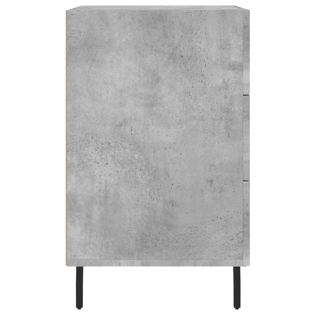 Nattbord betonggrå 40x40x66 cm konstruert tre
