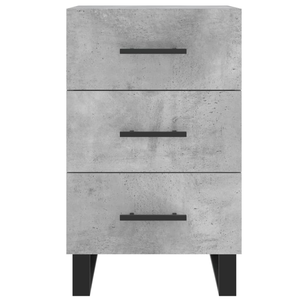 Nattbord betonggrå 40x40x66 cm konstruert tre