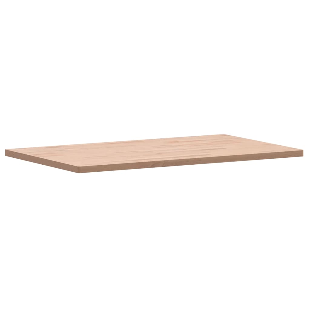 Bordplate 100x60x2,5 cm rektangulær heltre bøketre
