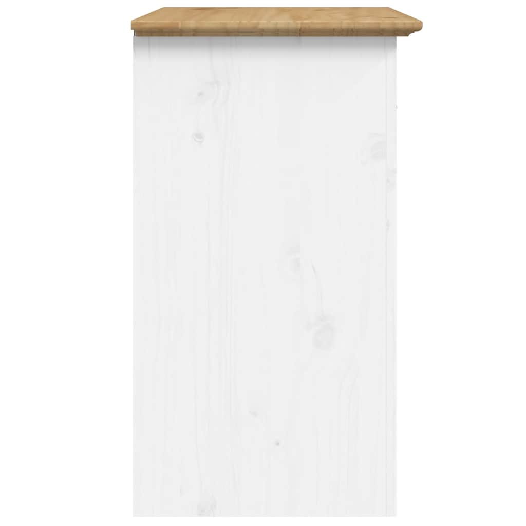 Nattbord BODO brun 53x38,5x67 cm heltre furu vidaXL
