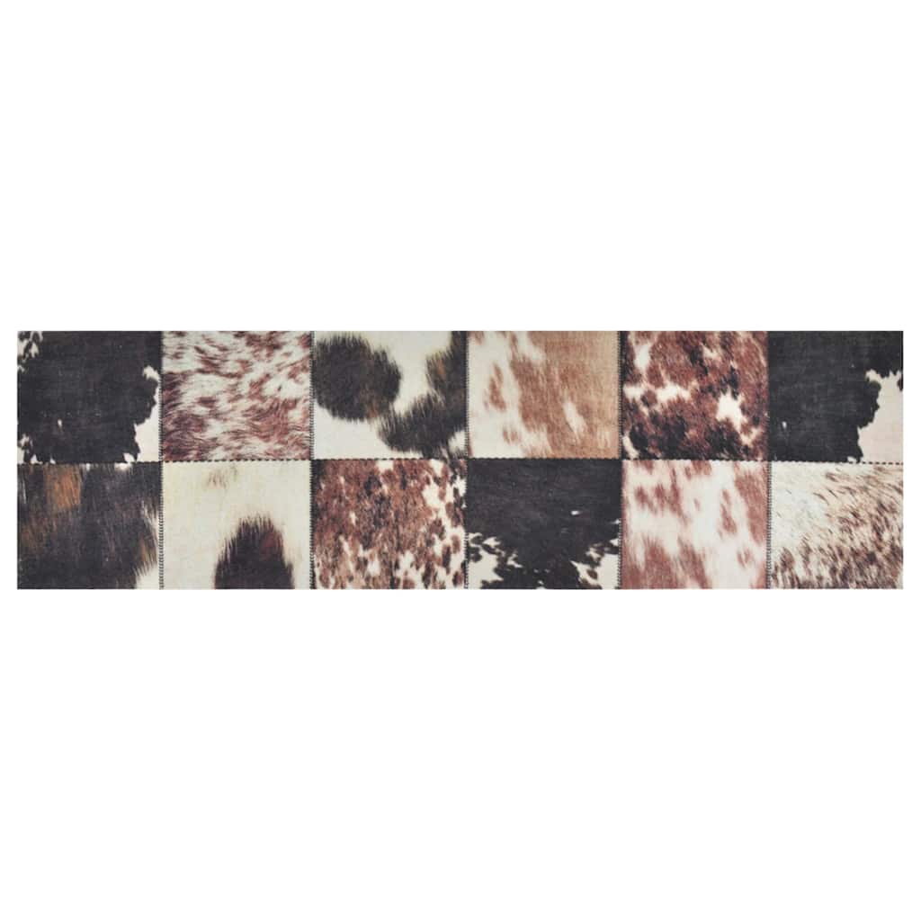Kjøkkenteppe vaskbar Animal Skin 60x180 cm fløyel