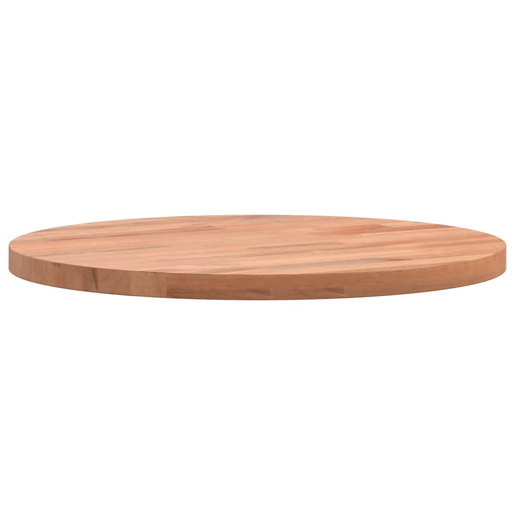 Bordplate Ø30x1,5 cm rund heltre bøketre