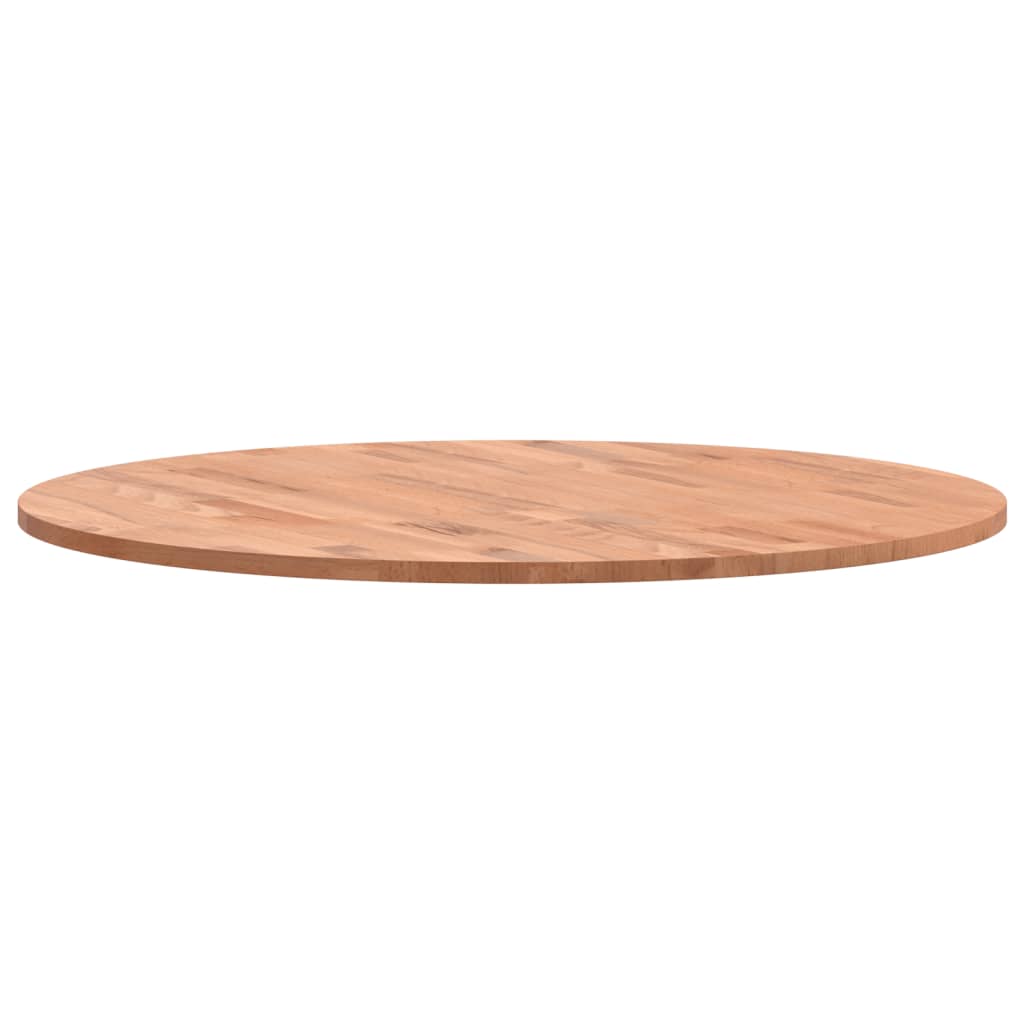 Bordplate Ø70x1,5 cm rund heltre bøketre