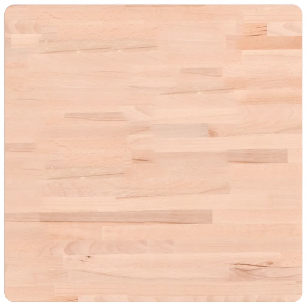 Bordplate 60x60x4 cm firkantet heltre bøketre