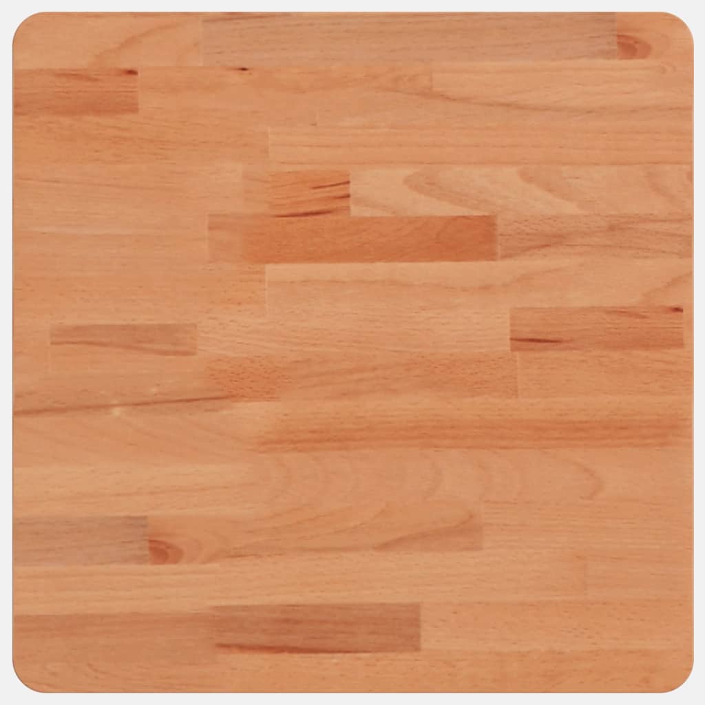 Bordplate 40x40x1,5 cm firkantet heltre bøketre vidaXL