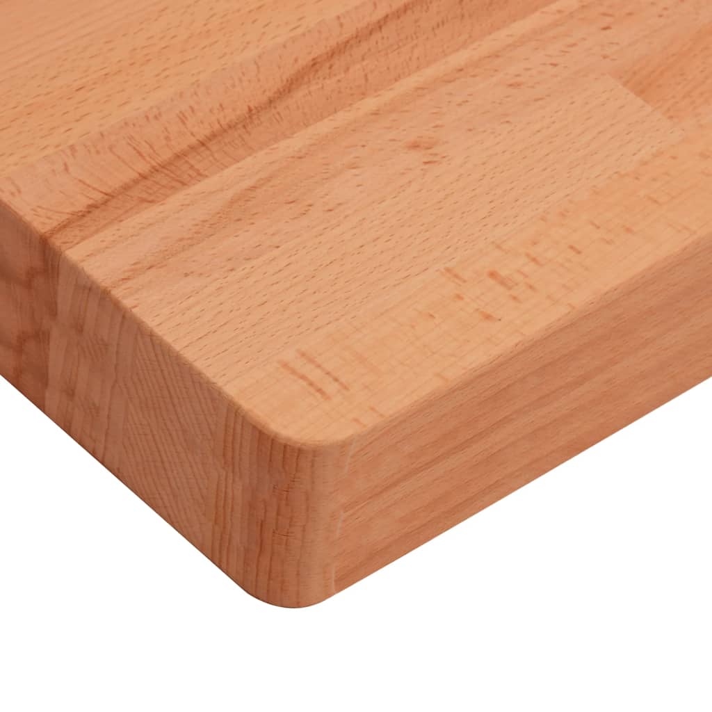 Bordplate 50x50x4 cm firkantet heltre bøketre