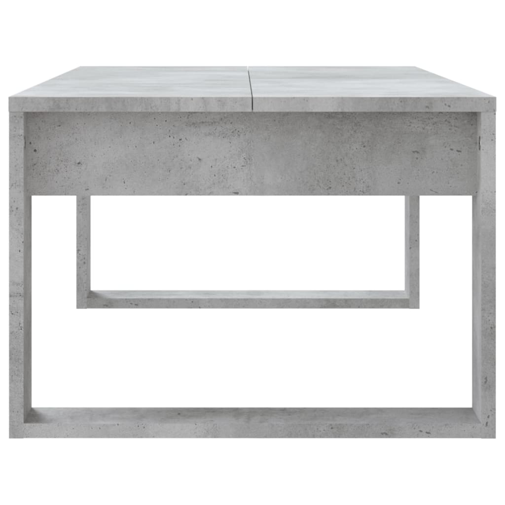 Salongbord betonggrå 102x50x35 cm konstruert tre