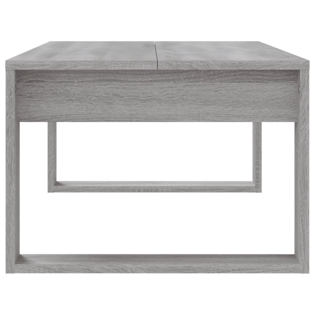 Salongbord grå sonoma 102x50x35 cm konstruert tre