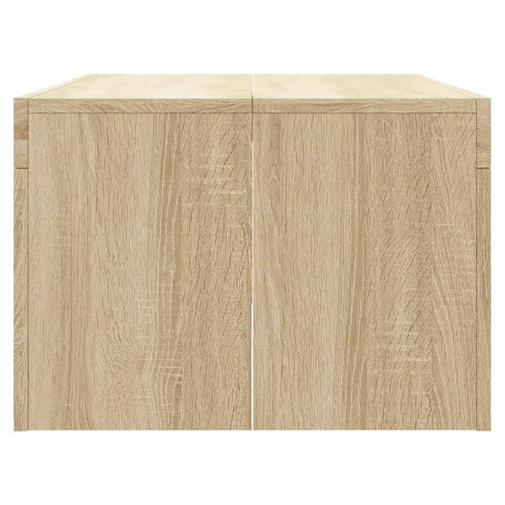 Salongbord sonoma eik 102x50x36 cm konstruert tre