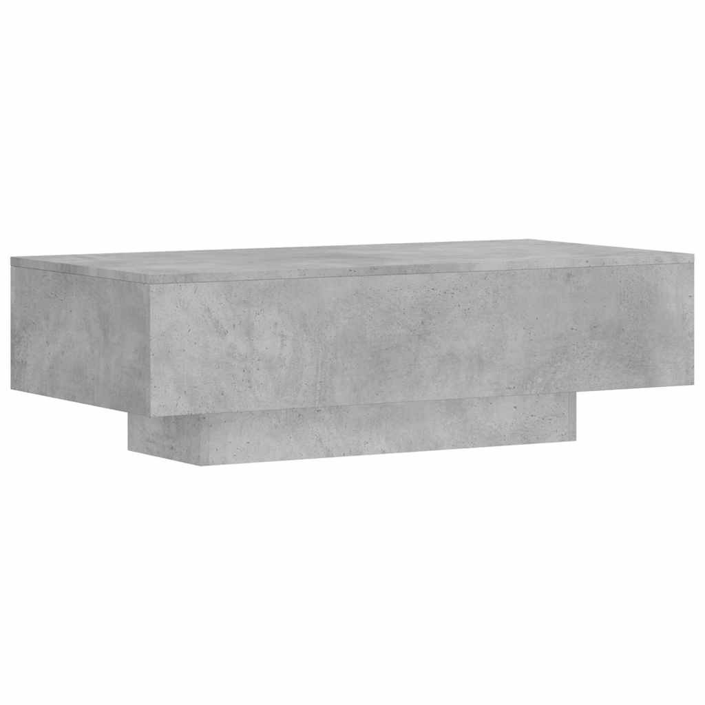 Salongbord betonggrå 100x49,5x31 cm konstruert tre