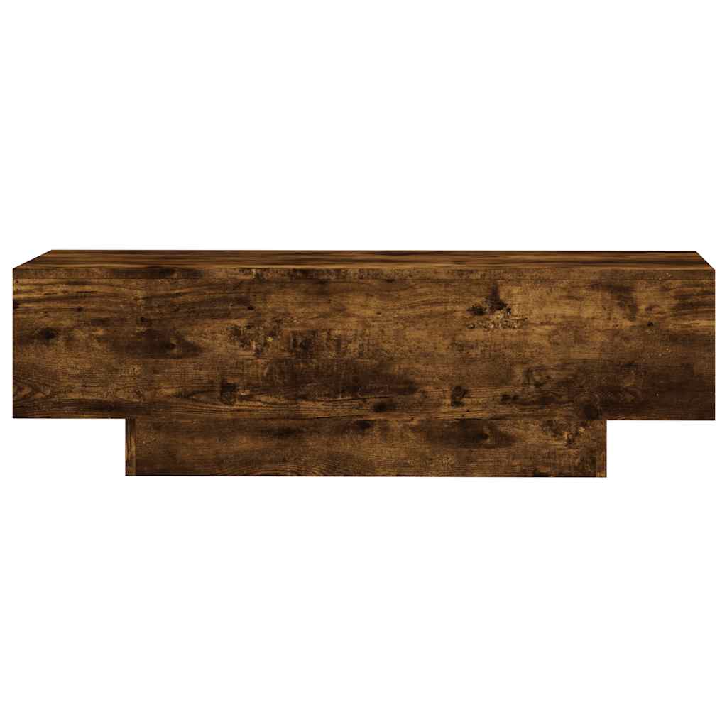 Salongbord røkt eik 100x49,5x31 cm konstruert tre