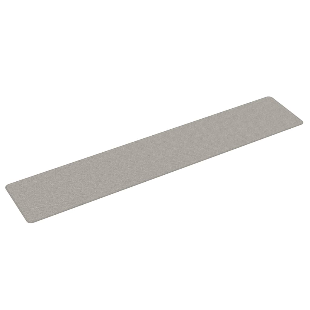 Teppeløper sisal-utseende platina 50x250 cm