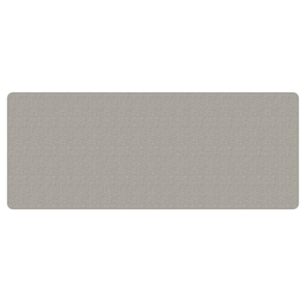Teppeløper sisal-utseende platina 80x200 cm