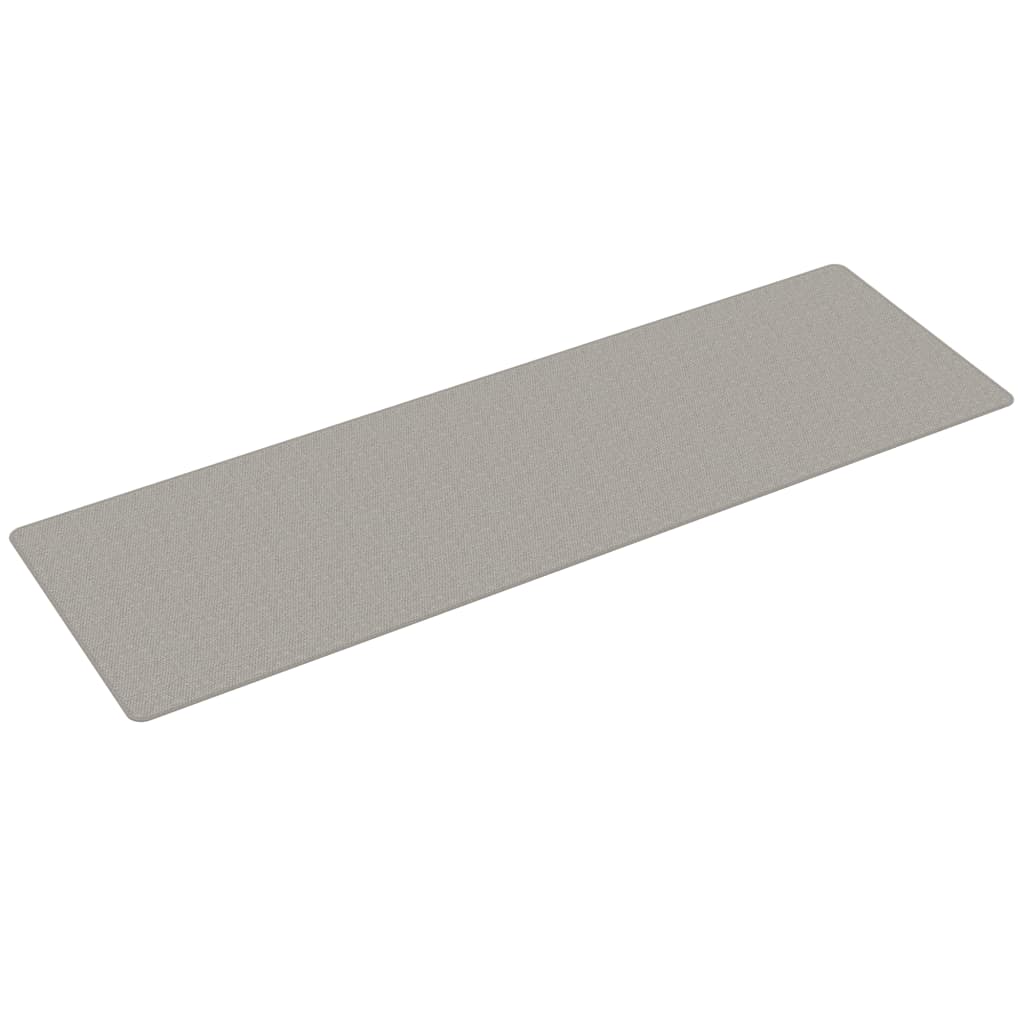 Teppeløper sisal-utseende platina 80x250 cm
