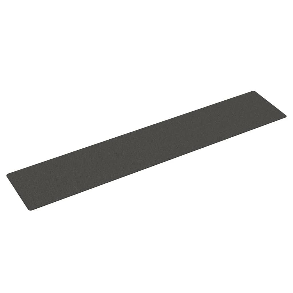 Teppeløper sisal-utseende antrasitt 80x400 cm