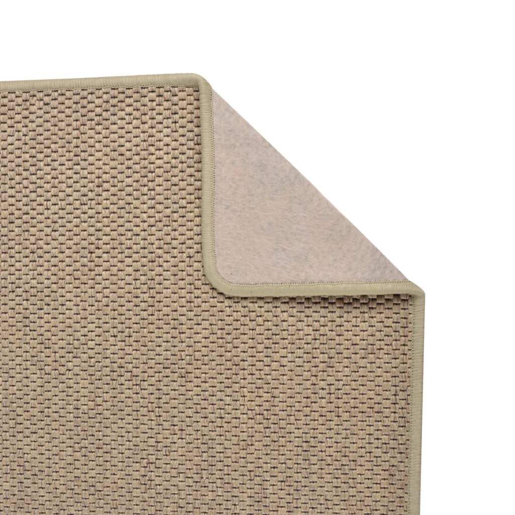 Teppeløper sisal-utseende sand 50x250 cm