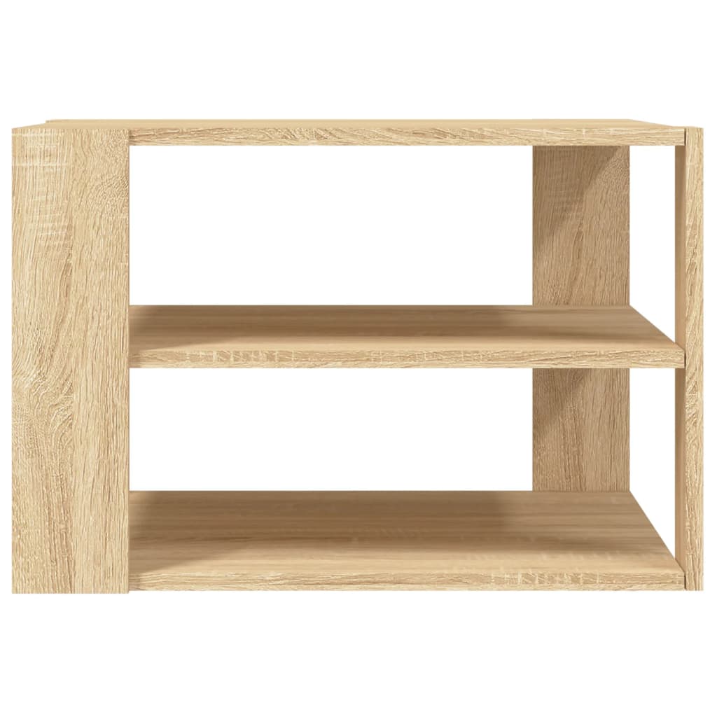 Salongbord sonoma eik 58x58x40 cm konstruert tre
