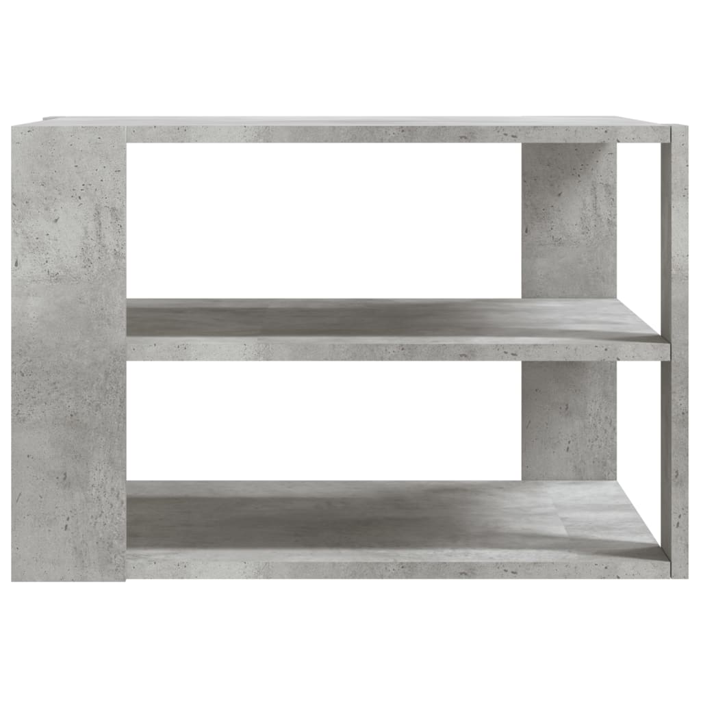 Salongbord betonggrå 58x58x40 cm konstruert tre