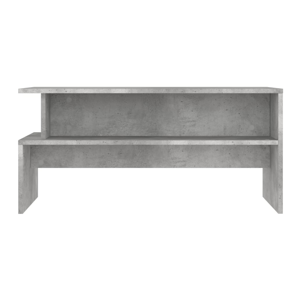 Salongbord betonggrå 90x55x42,5 cm konstruert tre