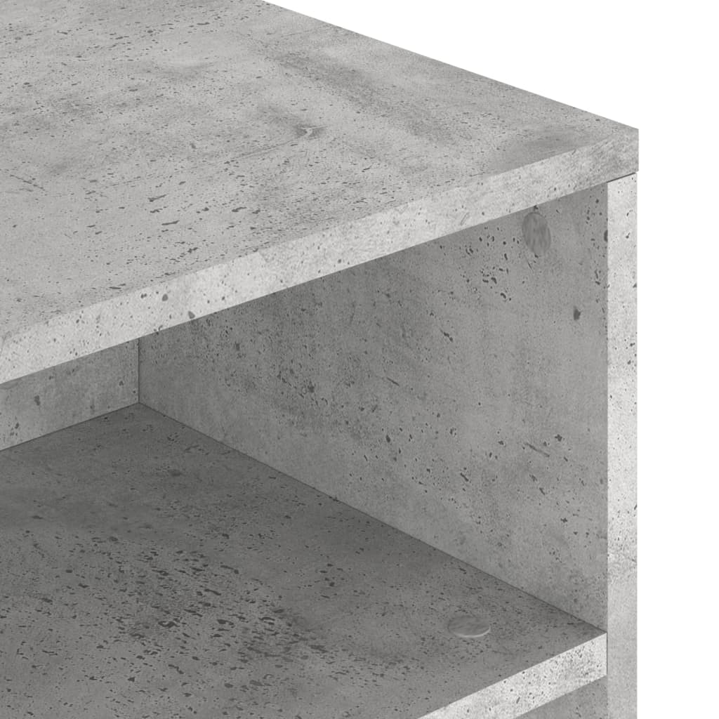 Salongbord betonggrå 90x55x42,5 cm konstruert tre