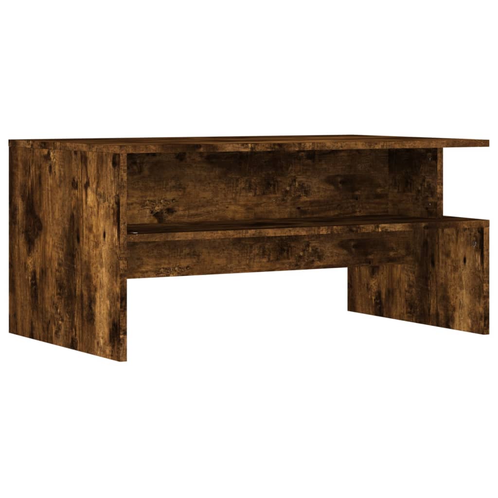 Salongbord røkt eik 90x55x42,5 cm konstruert tre