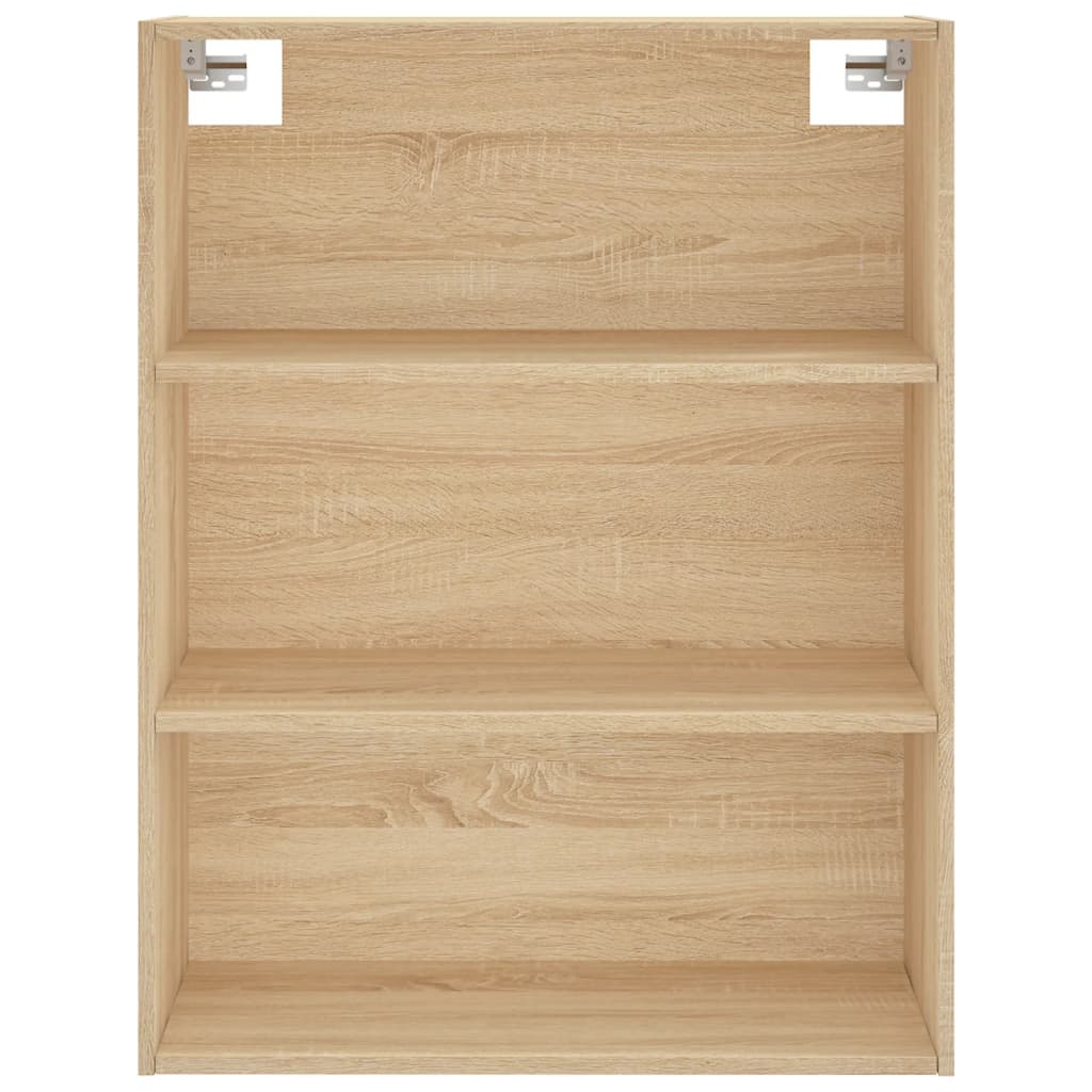 Highboard sonoma eik 69,5x34x180 cm konstruert tre