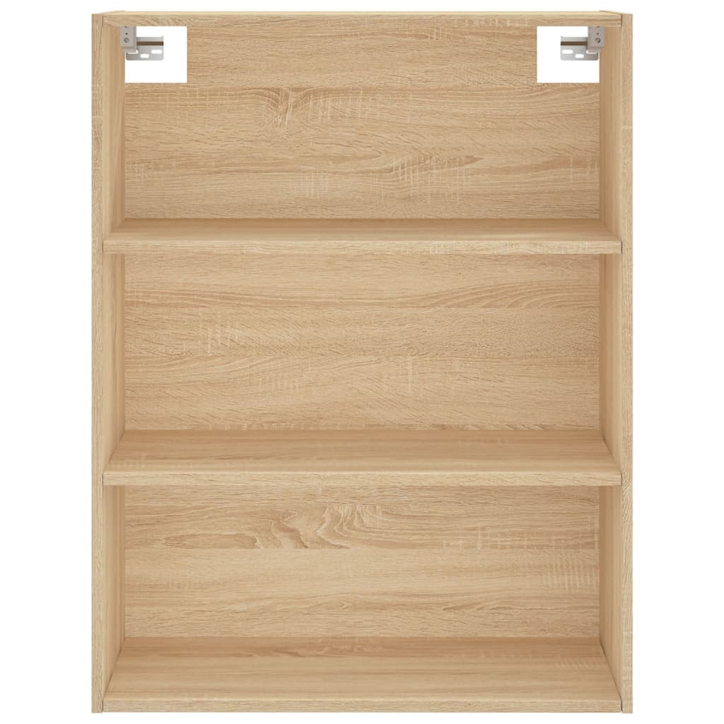 Highboard sonoma eik 69,5x34x180 cm konstruert tre vidaXL