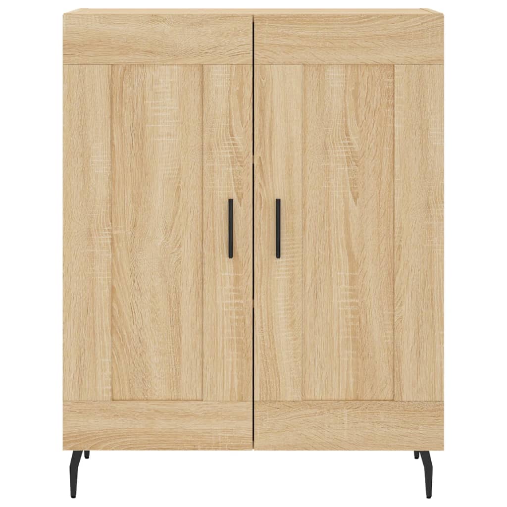 Highboard sonoma eik 69,5x34x180 cm konstruert tre