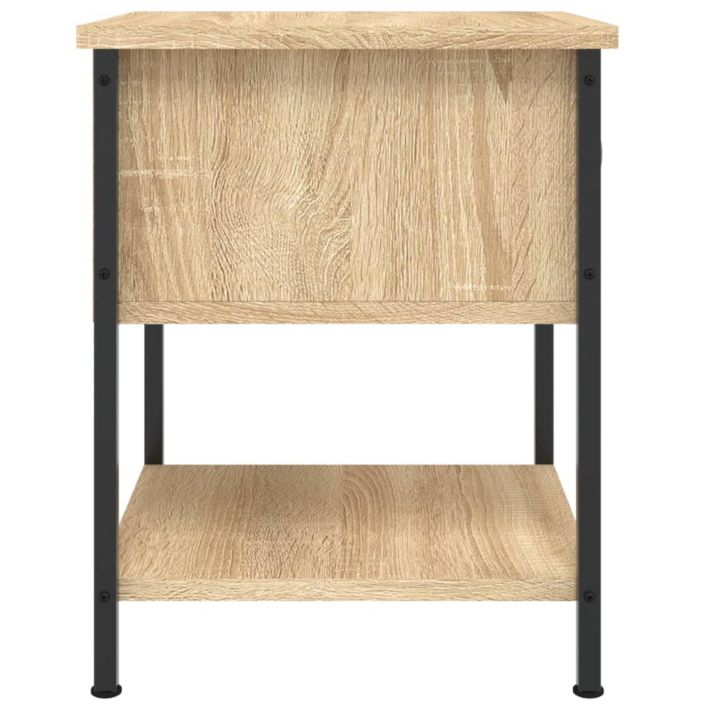 Nattbord 2 stk sonoma eik 34x35,5x45 cm konstruert tre