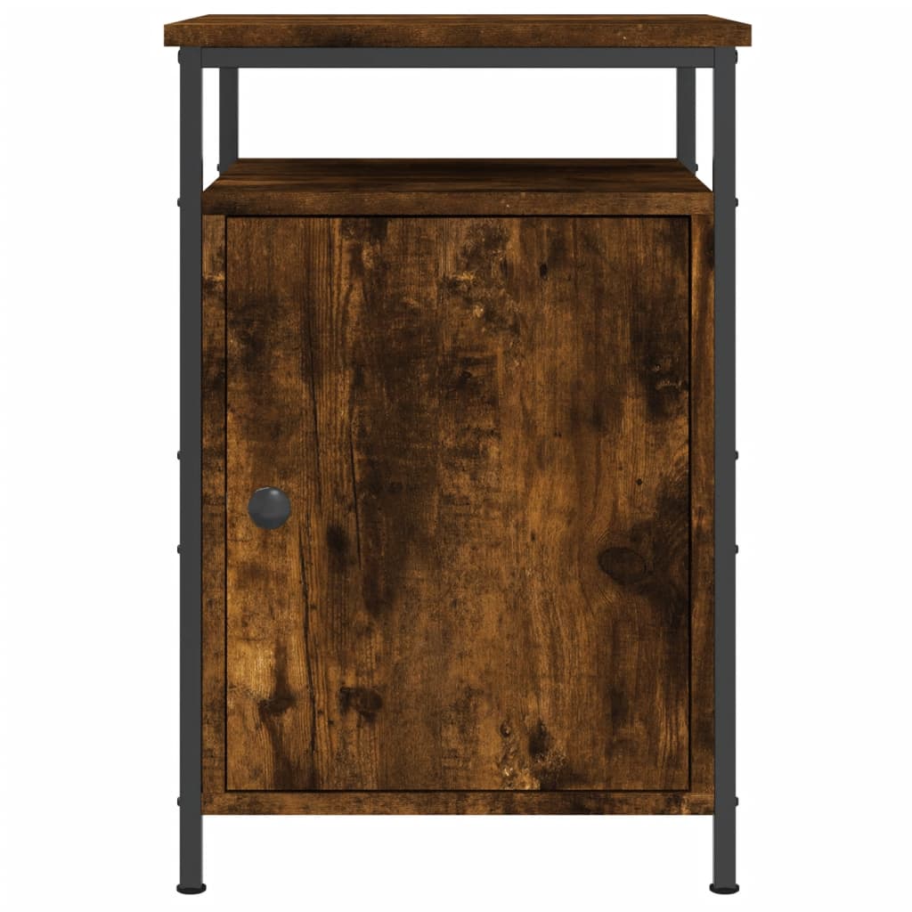 Nattbord røkt eik 40x42x60 cm konstruert tre