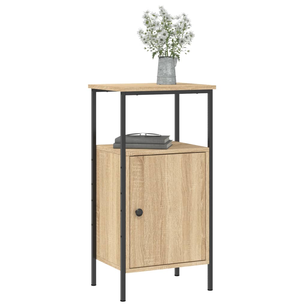Nattbord sonoma eik 41x31x80 cm konstruert tre