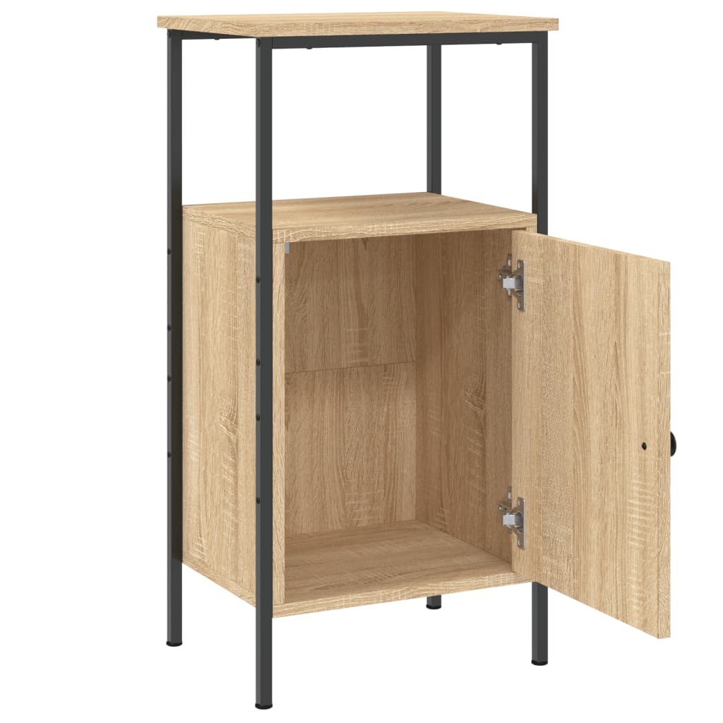 Nattbord sonoma eik 41x31x80 cm konstruert tre