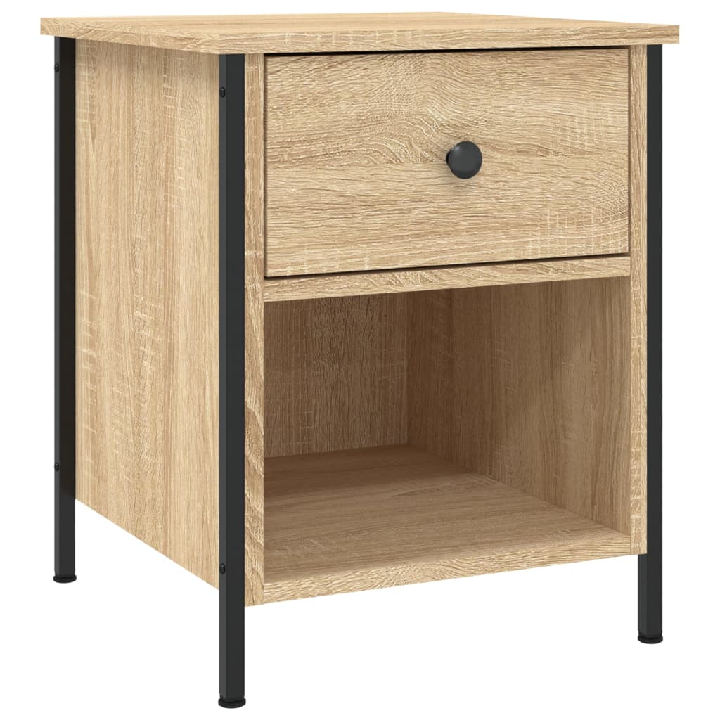 Nattbord sonoma eik 40x42x50 cm konstruert tre