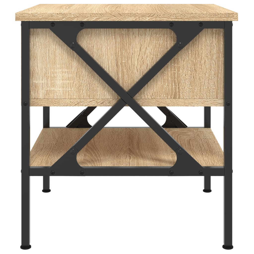 Nattbord sonoma eik 40x42x45 cm konstruert tre