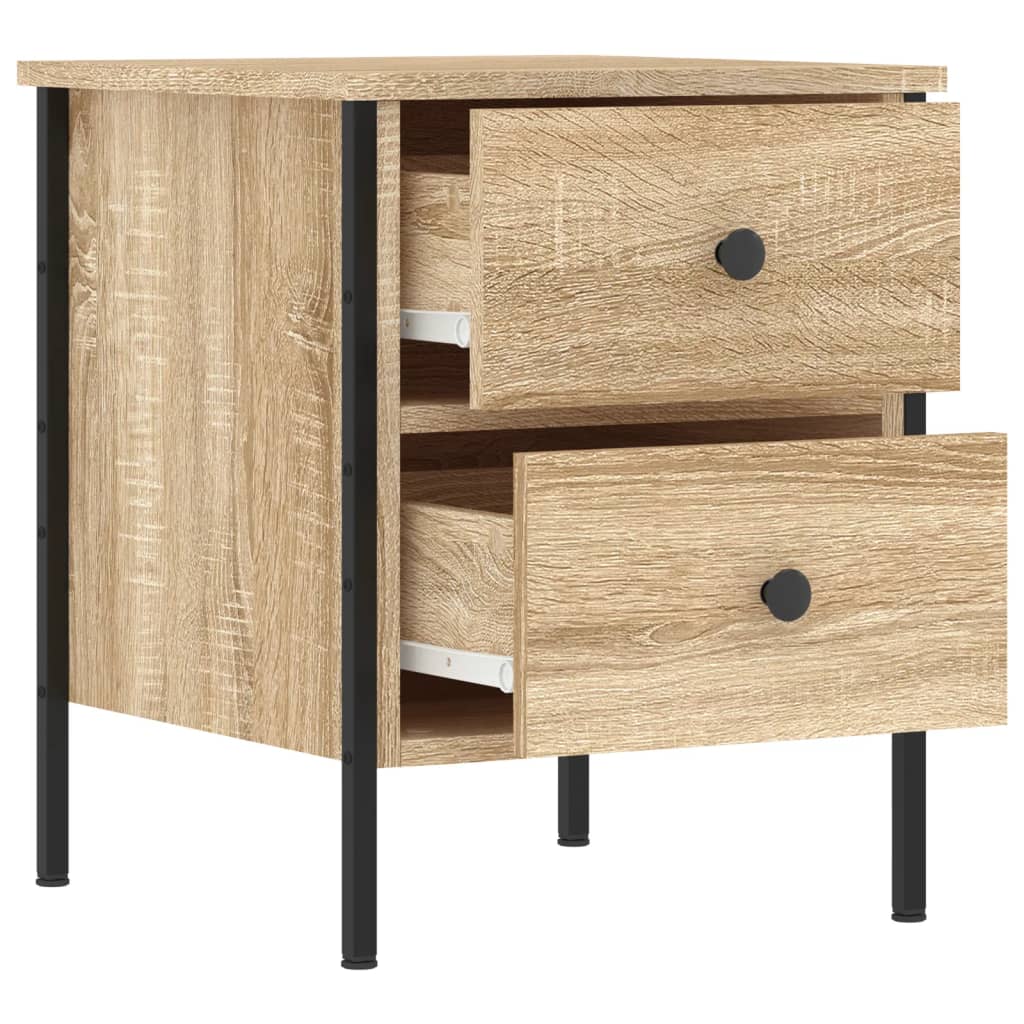 Nattbord sonoma eik 40x42x50 cm konstruert tre