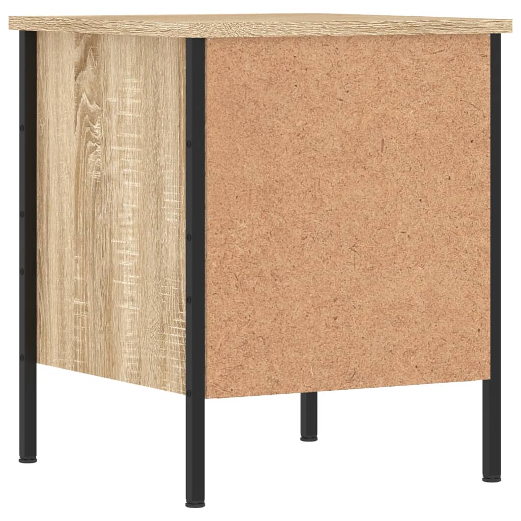 Nattbord sonoma eik 40x42x50 cm konstruert tre