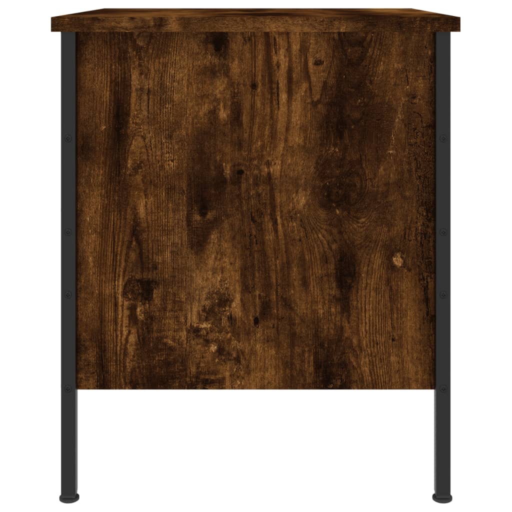 Nattbord røkt eik 40x42x50 cm konstruert tre