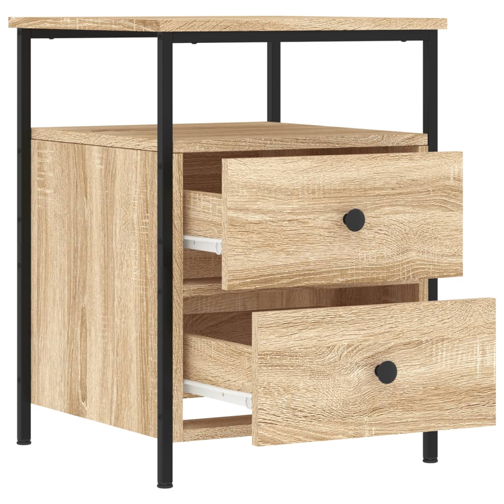 Nattbord sonoma eik 44x45x60 cm konstruert tre