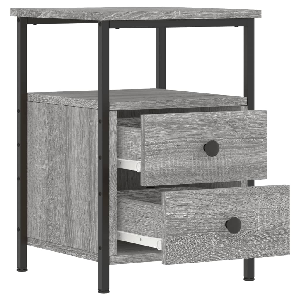 Nattbord sonoma eik 34x35,5x50 cm konstruert tre