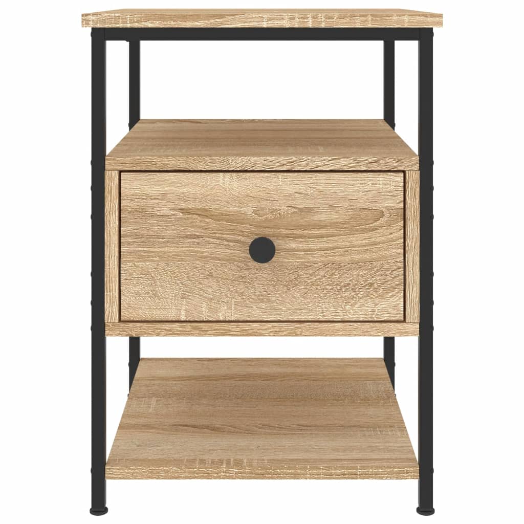 Nattbord sonoma eik 40x42x56 cm konstruert tre