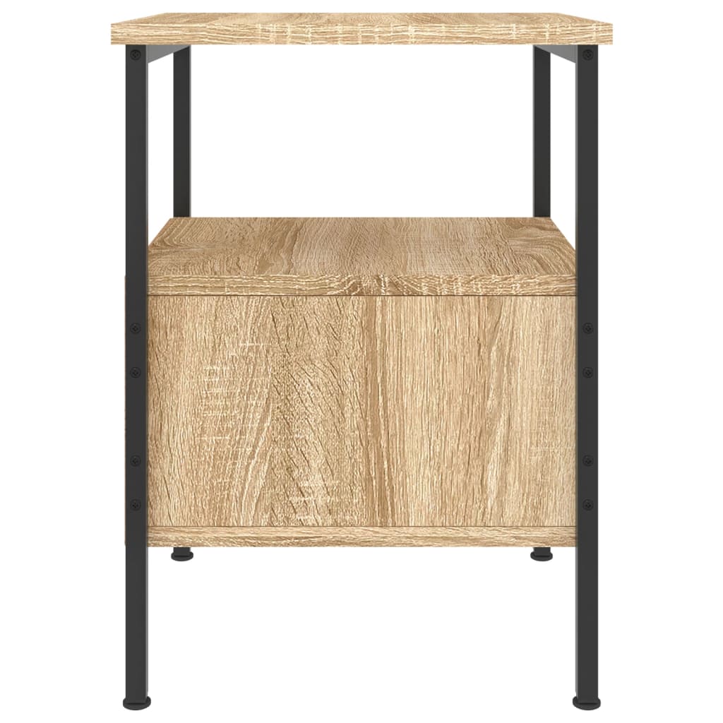 Nattbord sonoma eik 34x36x50 cm konstruert tre