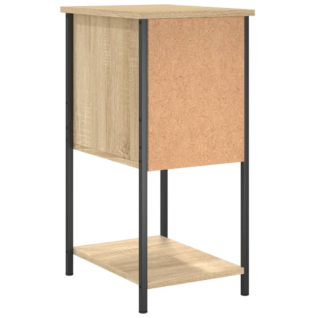 Nattbord sonoma eik 32x42x70 cm konstruert tre