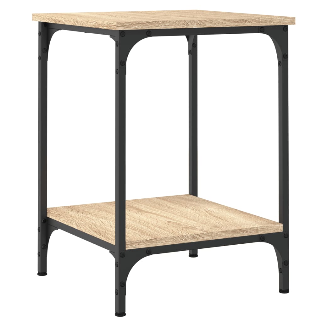 Salongbord sonoma eik 40x40x55 cm konstruert tre