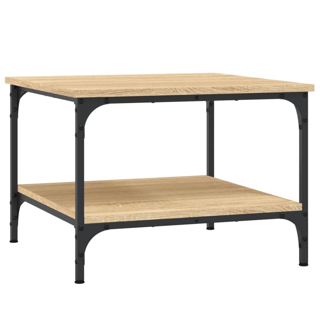 Salongbord sonoma eik 55x55x40 cm konstruert tre